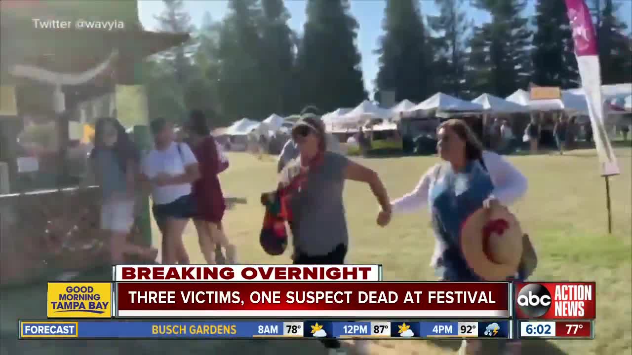 At least three victims, one suspect dead after shooting at California food festival