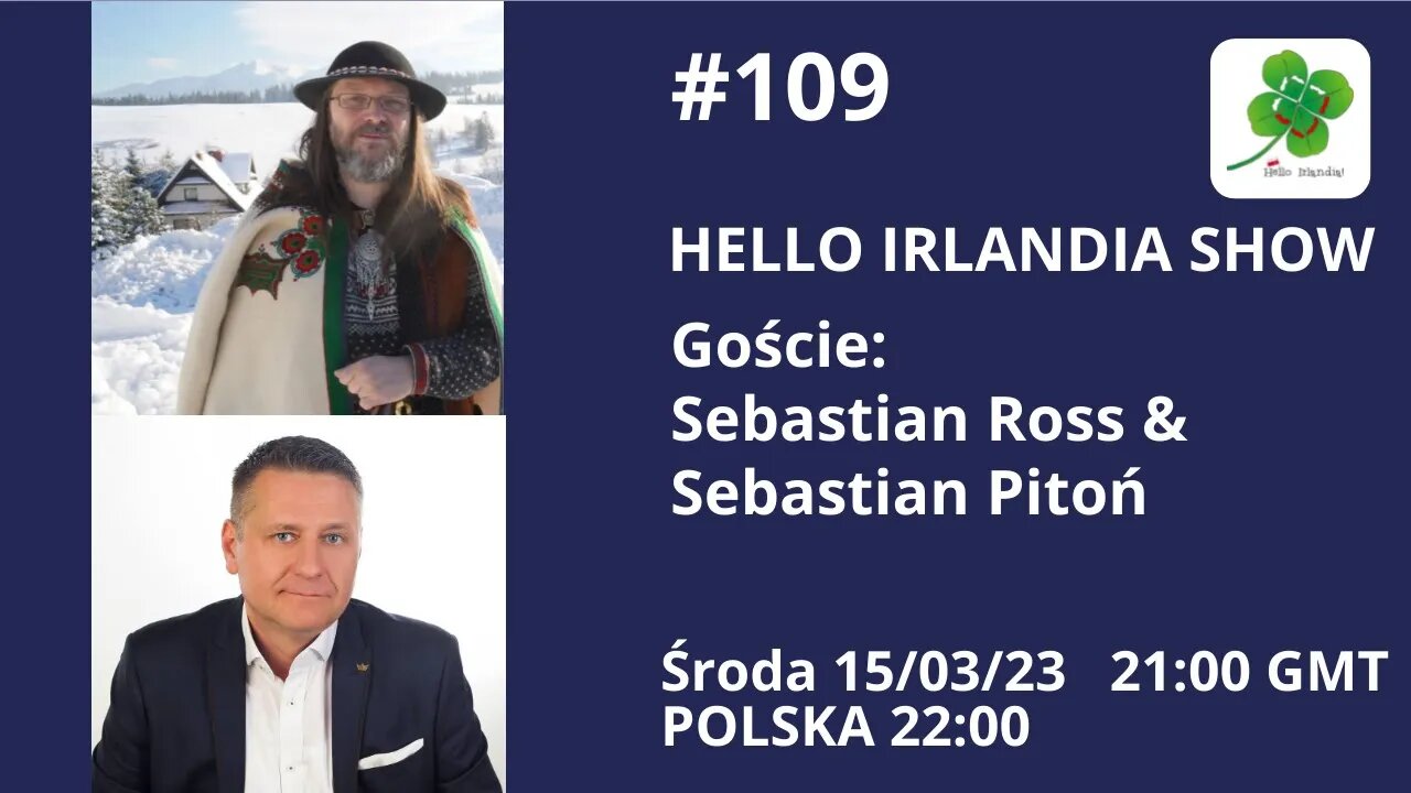 🎙 Hello Irlandia Show # 109 z Sebastianem Rossem & Sebastianem Pitoniem ☘️