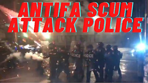 Antifa Commies Attack Cops And Destroy Businesses On New Years Eve! YouTube Deleted My Account!!!