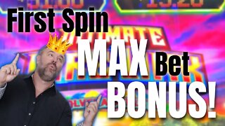 FIRST SPIN Max Bet Hand Pay! Ultimate Fire Link