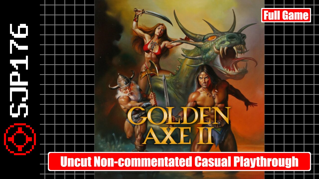 Golden Axe II (Mega Drive)—Full Game—Uncut Non-commentated Casual Playthrough