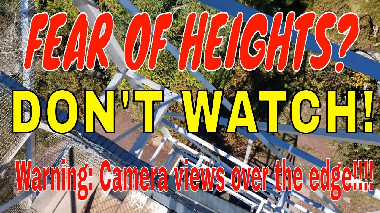 Fear of Heights? Don't Watch! Climb Historic 1927 Fire Tower in Woodstock NY - Catskill Mountains