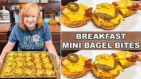 Mini BREAKFAST BAGEL BITES