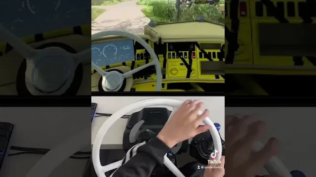 Logitech custom truck steering wheel #shorts #ets2