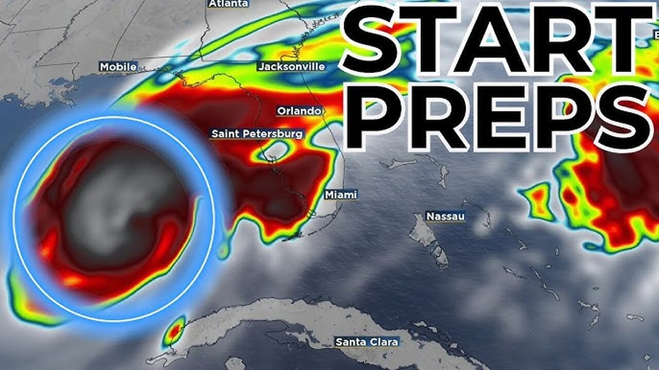 🚨 RED ALERT! Major Monster Hurricane Milton Expected To Hit Near* Tampa Bay Florida Midweek!