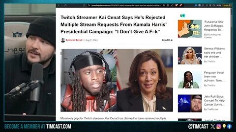 Kamala BEGS Kai Cenat To Campaign For Her, Democrats DESPERATE, Pays Gen Z Influencers To Help Win