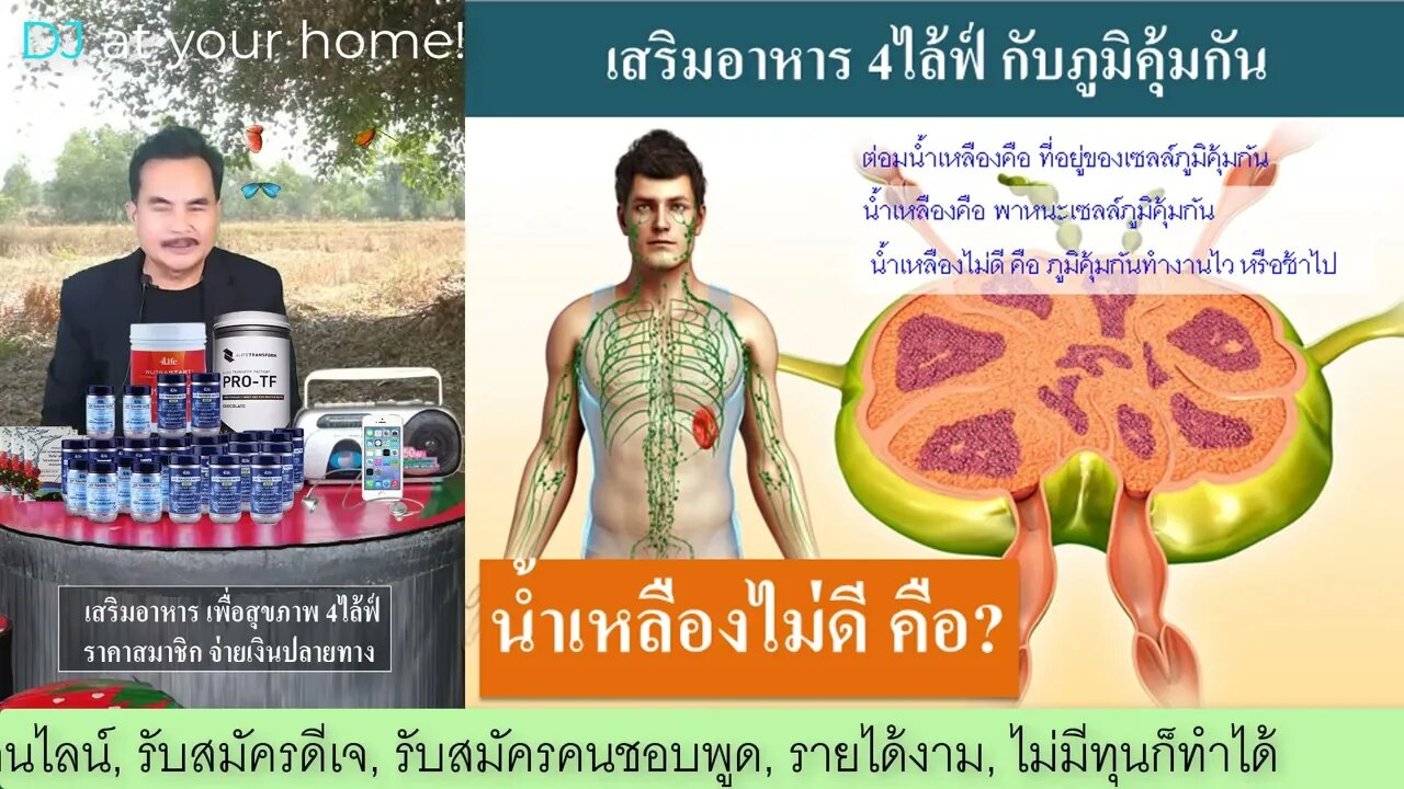 จำหน่ายผลิตภัณฑ์ อาหารเสริม หารายได้ออนไลน์ จาก 4ไล้ฟ์ วิทยุออนไลน์ 2565