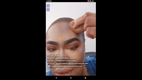 MOETGODDESS DOIN🤡 MAKE-UP
