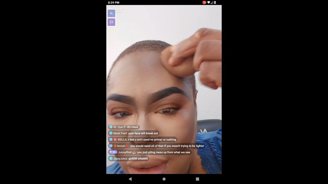 MOETGODDESS DOIN🤡 MAKE-UP