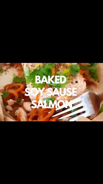Baked Soy Sause Salomon - Recipe
