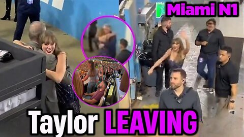 Taylor Swift Waves Goodbye as She Leaves Hard Rock Stadium–Emotional Exit at Eras Tour Miami Night 1