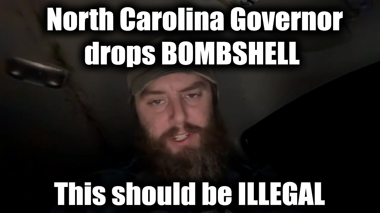 North Carolina Governor drops BOMBSHELL - This should be ILLEGAL