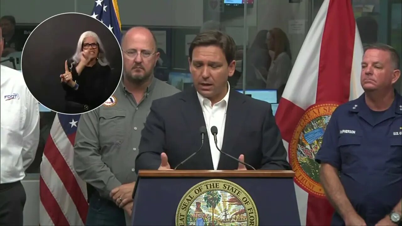 "Stop Politicizing!" DeSantis Destroys Reporter at Hurricane Ian Briefing