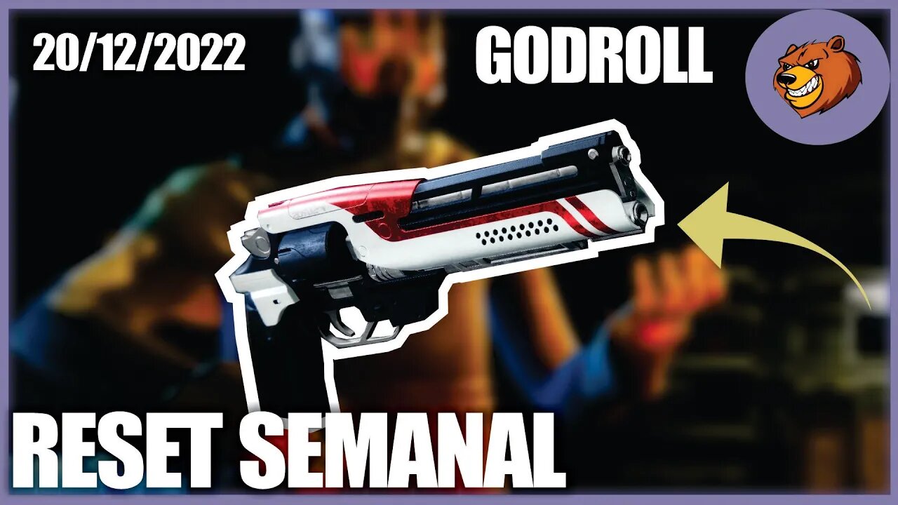 DESTINY 2 │ RESET SEMANAL TEM GODROLL CONFIRA! 20122022