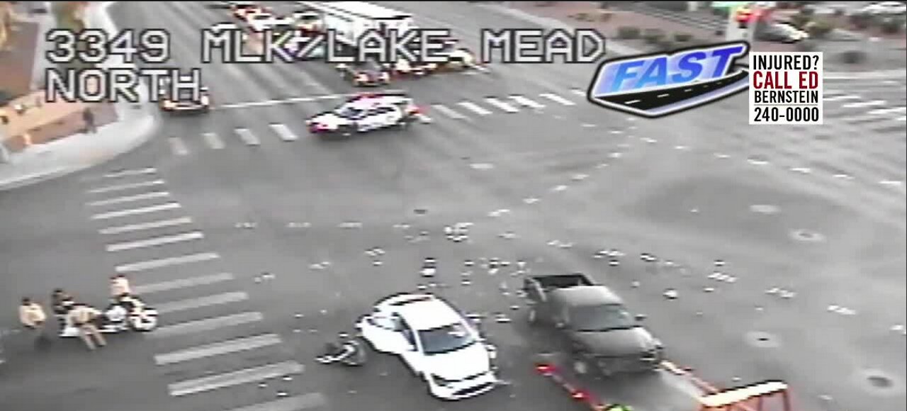 TRAFFIC ALERT: Lake Mead near Martin Luther King boulevards