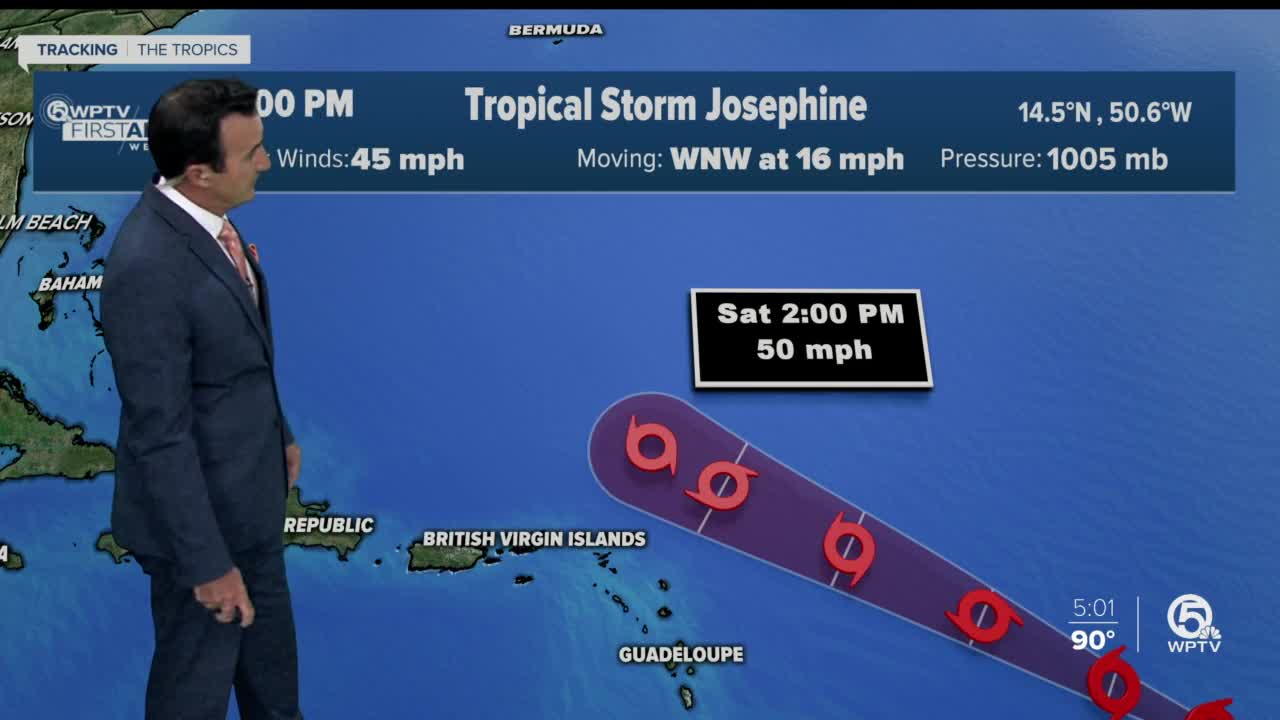 Tropical Storm Josephine forms in Atlantic Ocean, not expected to impact South Florida's weather