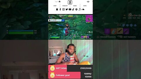 Rock Mercury plays Fortnite, live with Rockers and Mercurians on TikTok