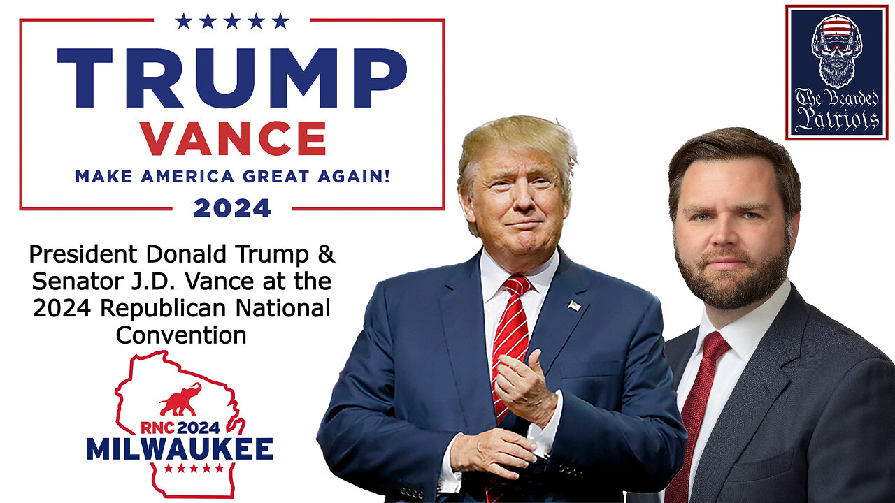 Senator J.D. Vance & President Donald Trump at the 2024 Republican National Convention