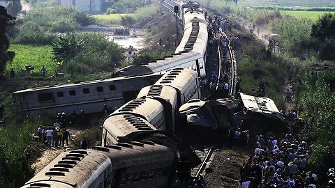 Locomotive crashes into passenger train in southern Egypt, injuring at least 20