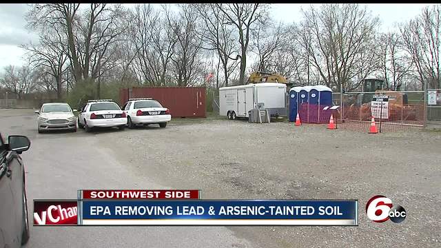 EPA begins cleanup at lead-tainted site of old battery store in Indianapolis