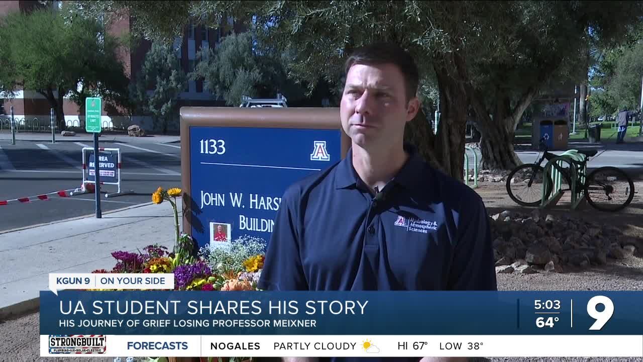 UA student shares his grief after seeing Professor Meixner before shooting