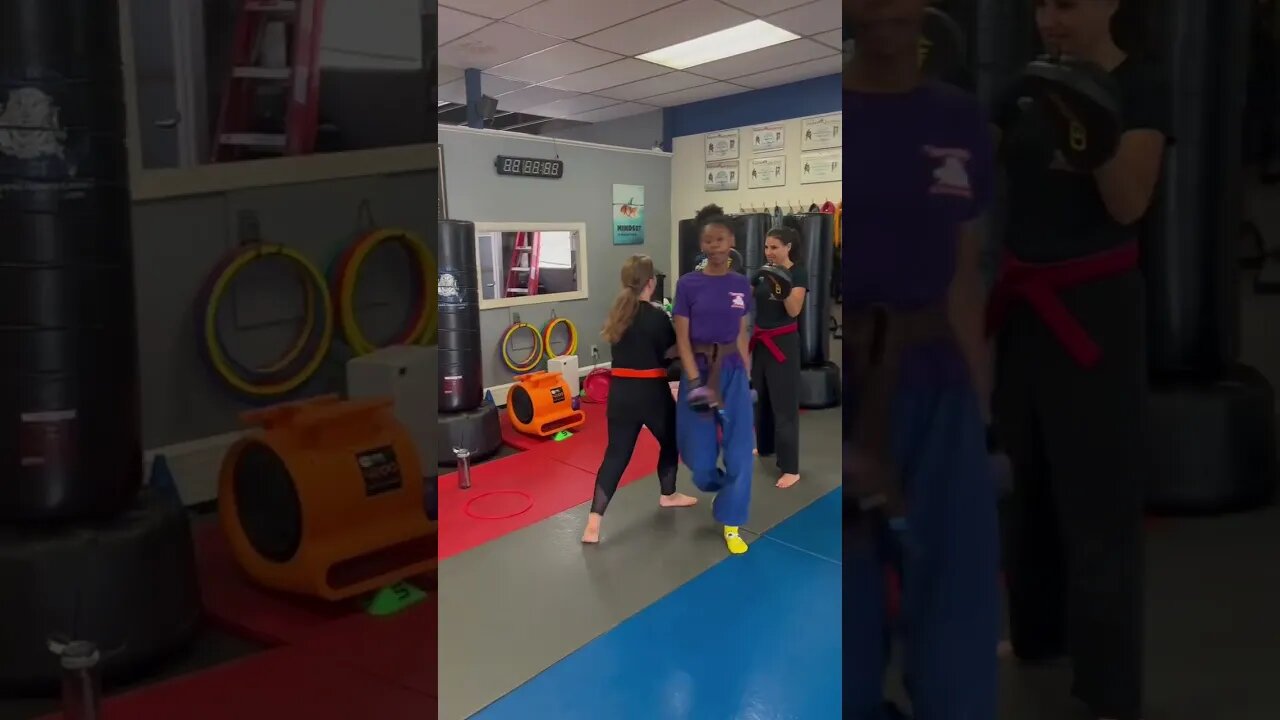 Kids and Youth Practicing Their Combos – Jiu-Jitsu Class for Kids