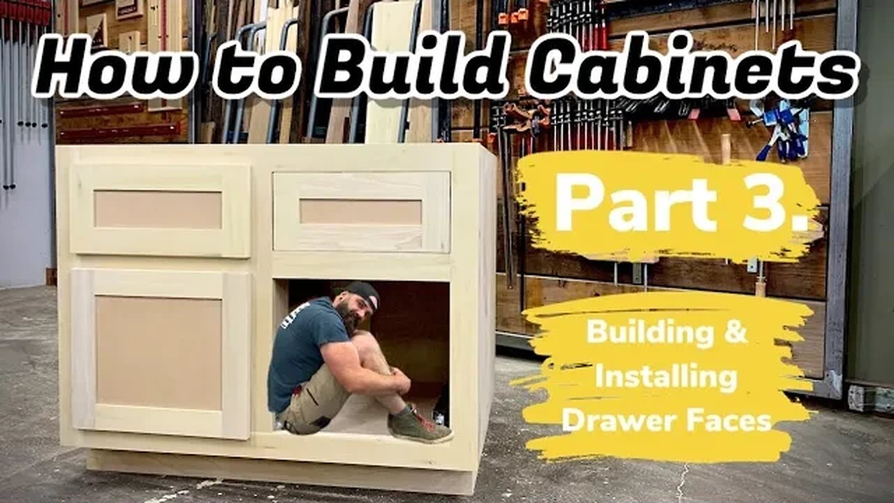 Build Cabinets The Easy Way | How to Make Drawer Faces