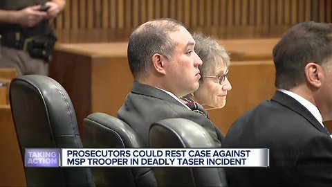 'Distinct possibility' ex-trooper will testify as prosecutors prepare to rest their case