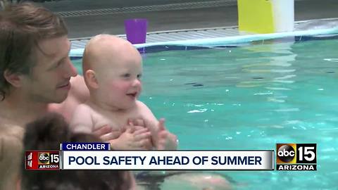 Chandler swim school holds water safety event