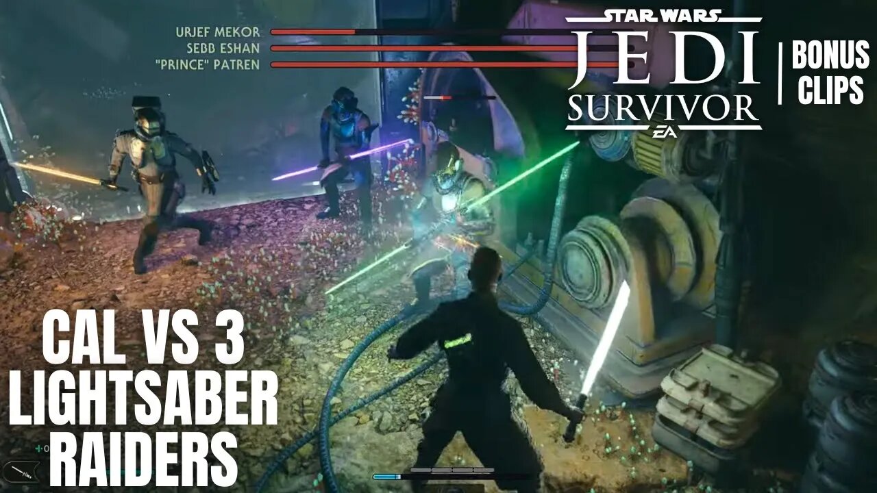 Cal Versus 3 Lightsaber Raiders | Star Wars Jedi Survivor Bonus Clips