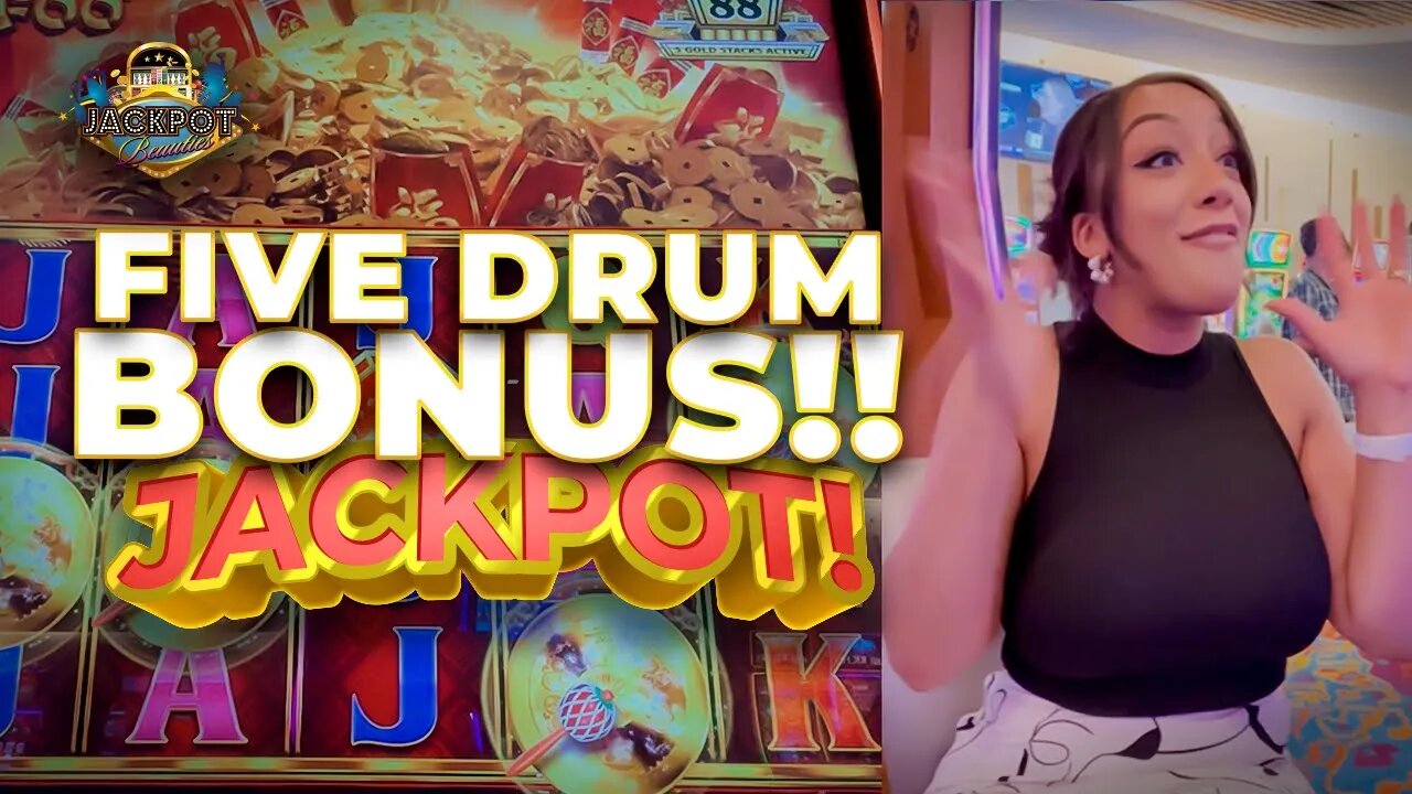 The Dancing Foo Slot Machine: Featuring Gold Stacks - Jackpot!