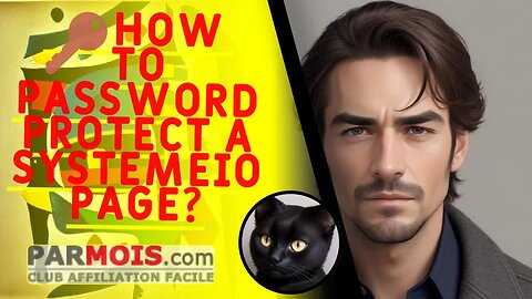 🔑 How to password protect a SystemeIO page?