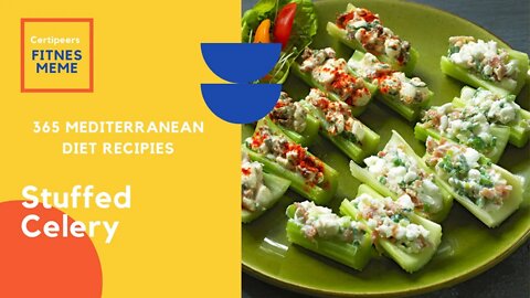 Fitness Diet | Stuffed Celery - 70/365 - Mediterranean Diet
