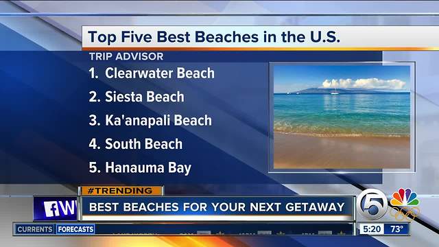 Florida beaches No.1 and No.2 in Trip Advisor list