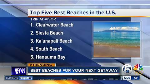 Florida beaches No.1 and No.2 in Trip Advisor list