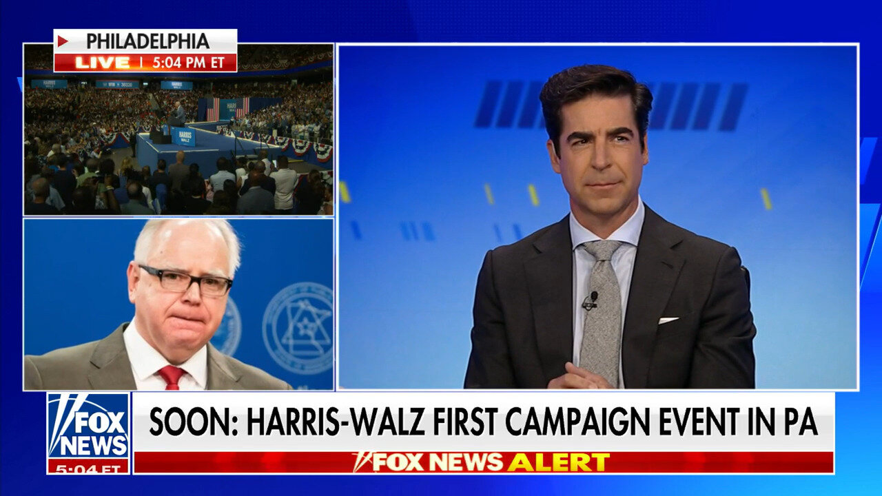 Jesse Watters: Walz Isn't 'Minnesota Nice' - He's 'Minnesota Nuts'