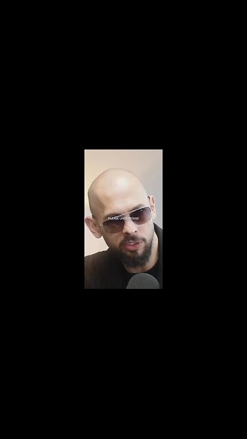 He is not wrong. Andrew Tate.