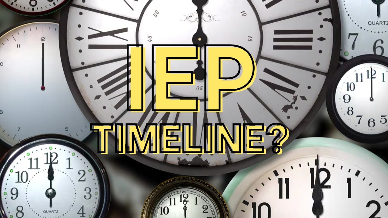 IEP Timeline⏰: Don't Get Stuck Waiting!