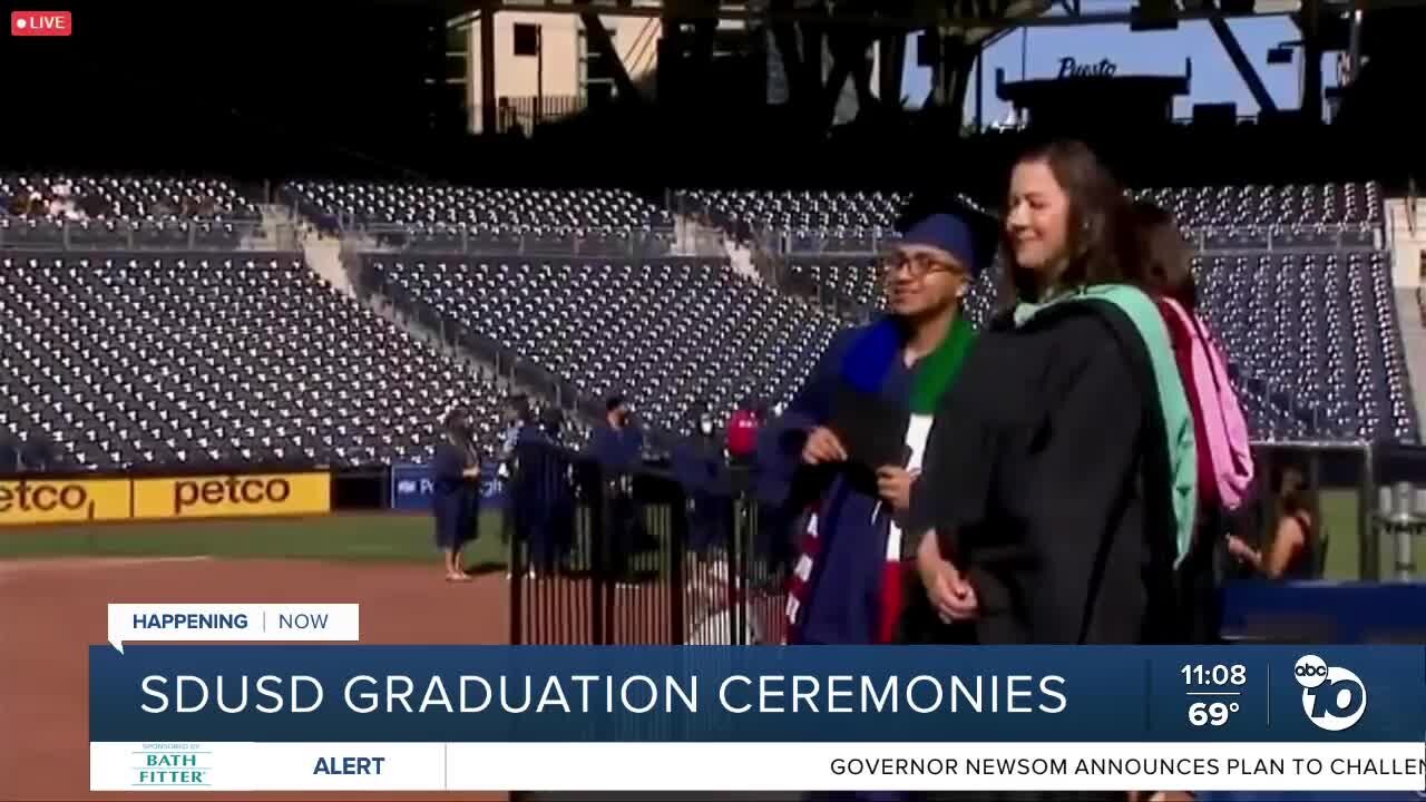 San Diego Unified seniors celebrate graduation at Petco Park