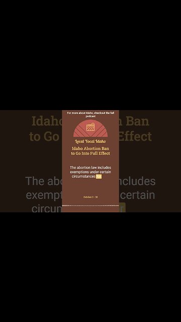 Federal Appeals Court Rules Idaho Abortion Ban Can Go Into Effect