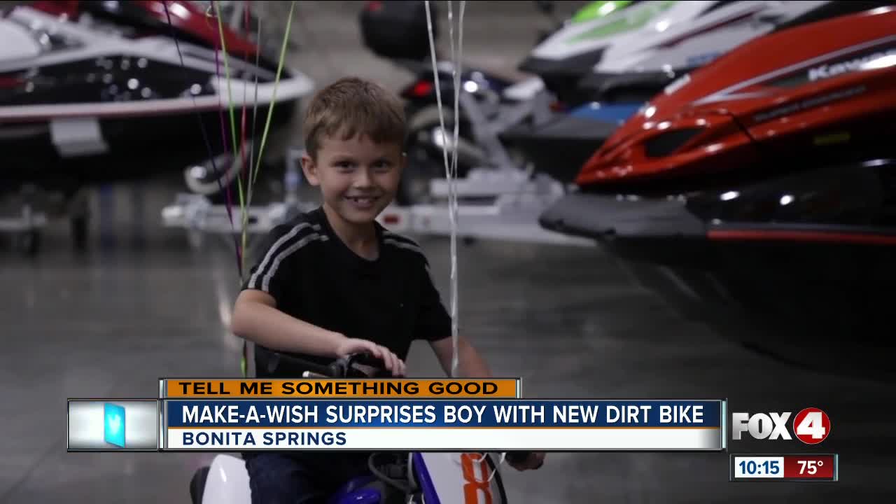 Make-A-Wish teams up with local business to grant boy's wish
