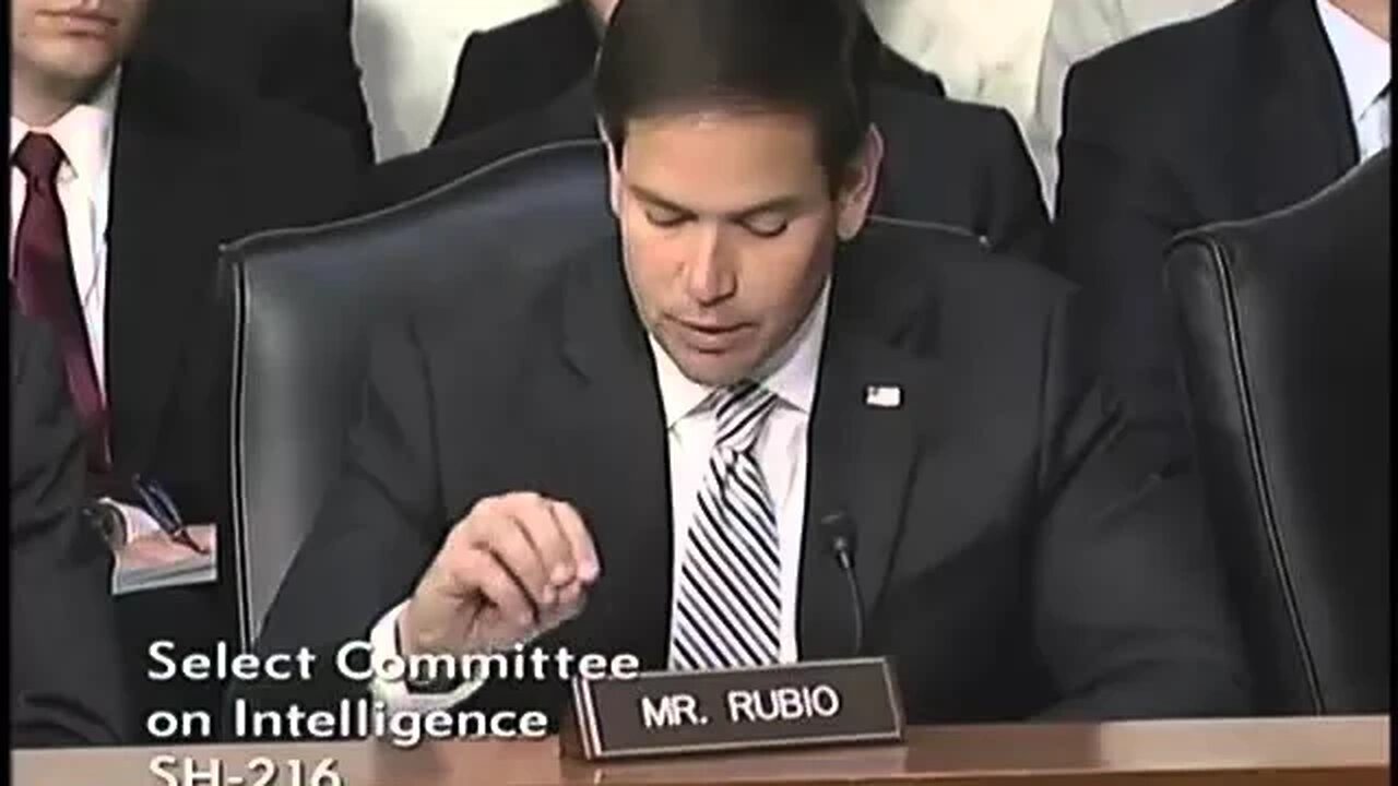 At Intelligence Committee Hearing, Rubio Discusses Need For Deterrence Of Chinese Cyberattacks