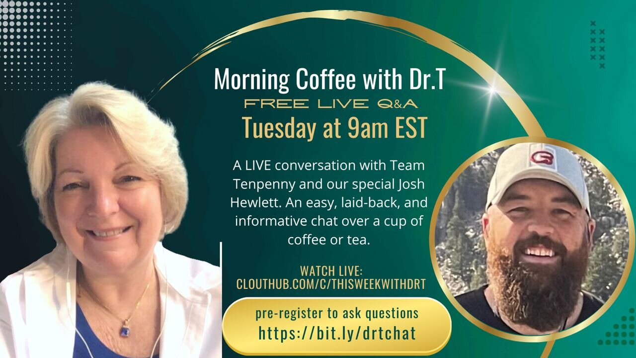 Morning Coffee with Dr.T with guest Josh Hewlett