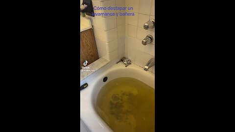 Destapador una bañera