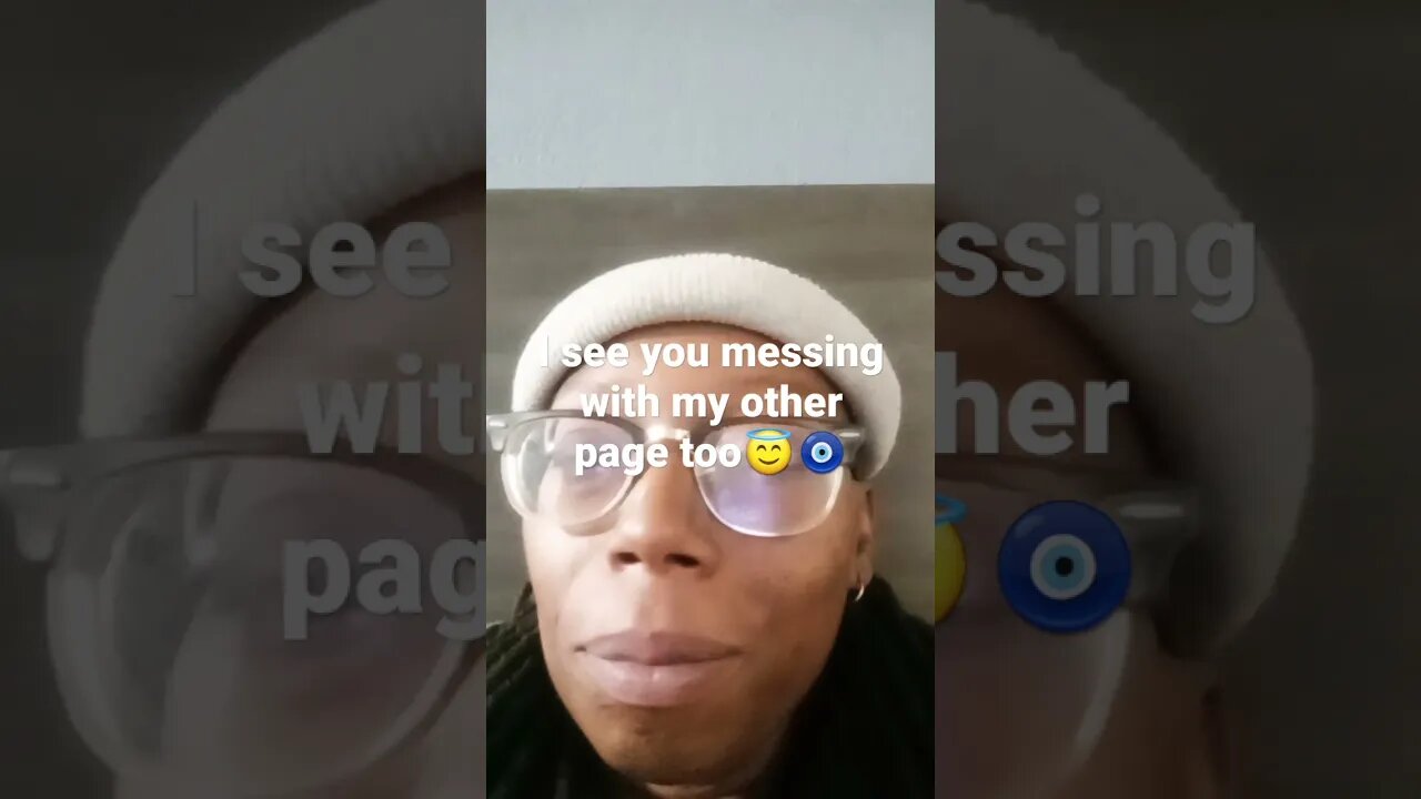 I see you and got my foot on your neck until you return what you stole😇🧿