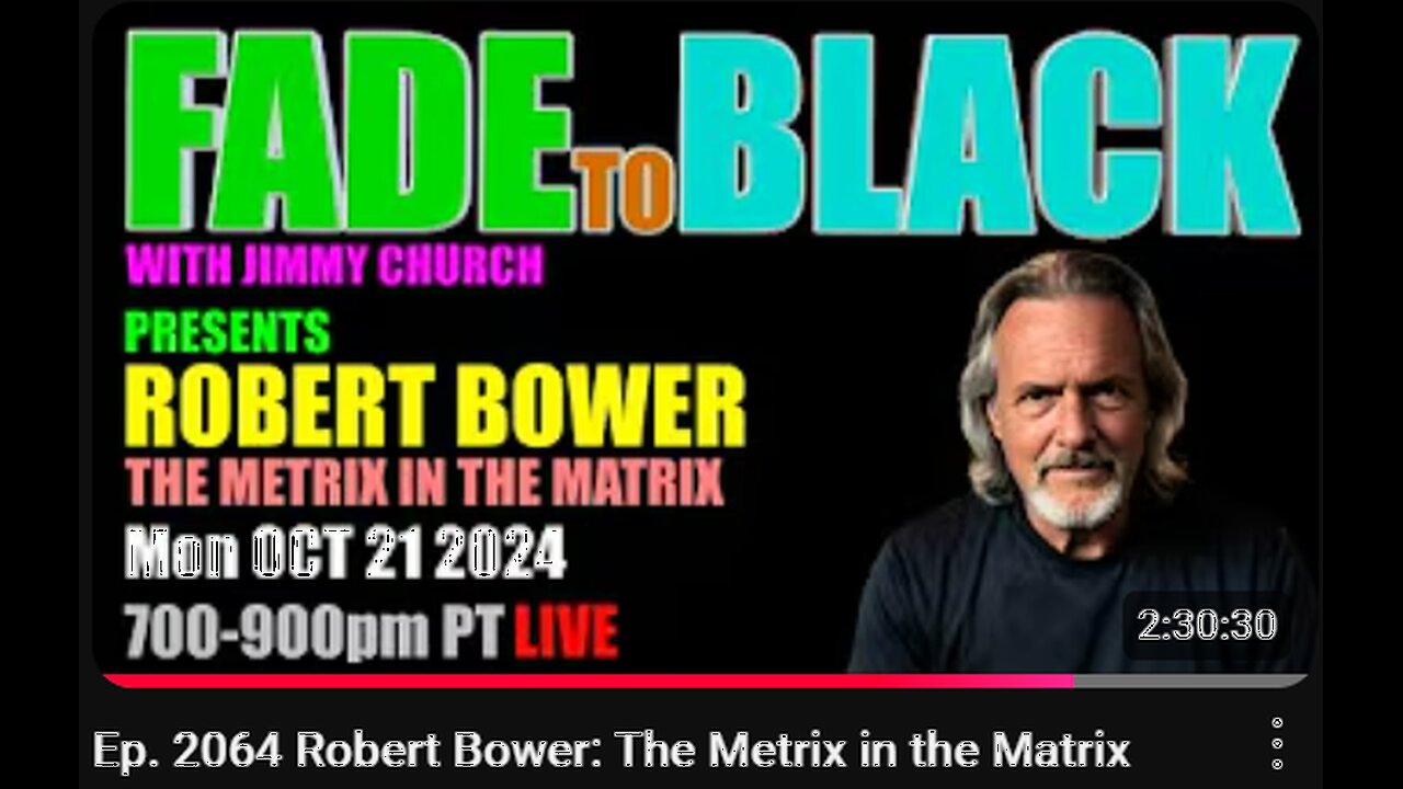 Ep. 2064 Robert Bower: The Metrix in the Matrix