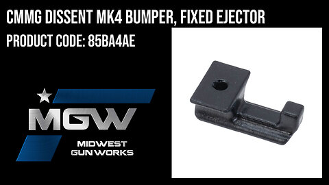 CMMG Dissent MK4 Bumper, Fixed Ejector - 85BA4AE