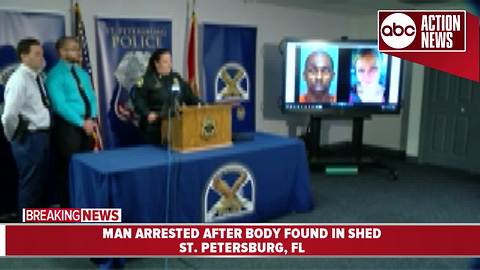 Body found in building behind home in St. Pete | News Conference May 1, 10:30AM