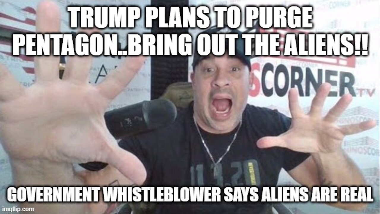 David Nino Rodriguez - Trump Plans to Purge pentagon..bring Out the Aliens!!