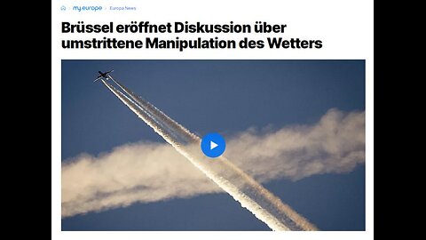 ⚠️ Brüssel eröffnet Diskussion über umstrittene Manipulation des Wetters!